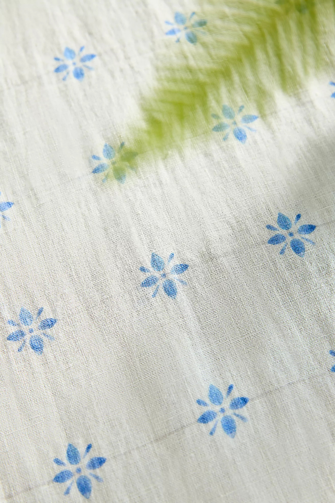 Tilework Linen Runner | Anthropologie (US)