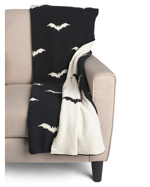 Bats Chenille Throw | TJ Maxx