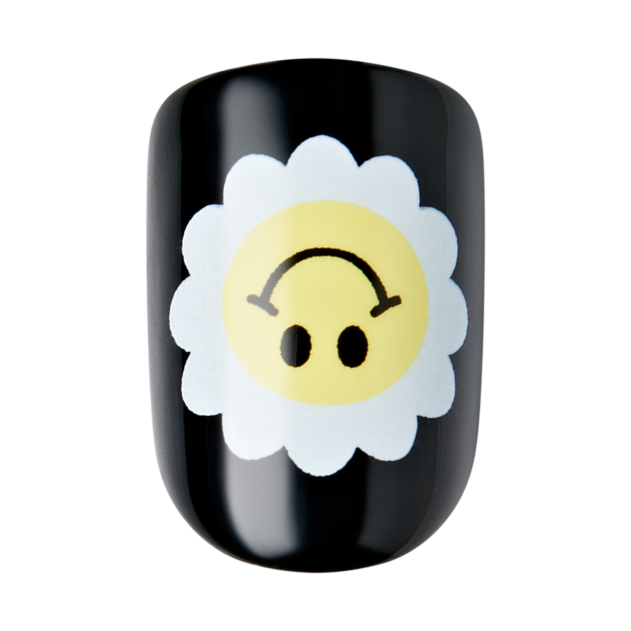 KISS imPRESS No Glue Needed Press On Nails, Design, Pandora, Black, Short Squoval, 30 Count - Wal... | Walmart (US)