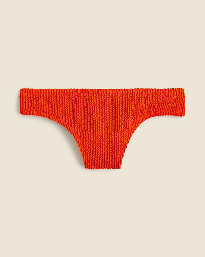 Textured hipster full-coverage bikini bottom | J. Crew US