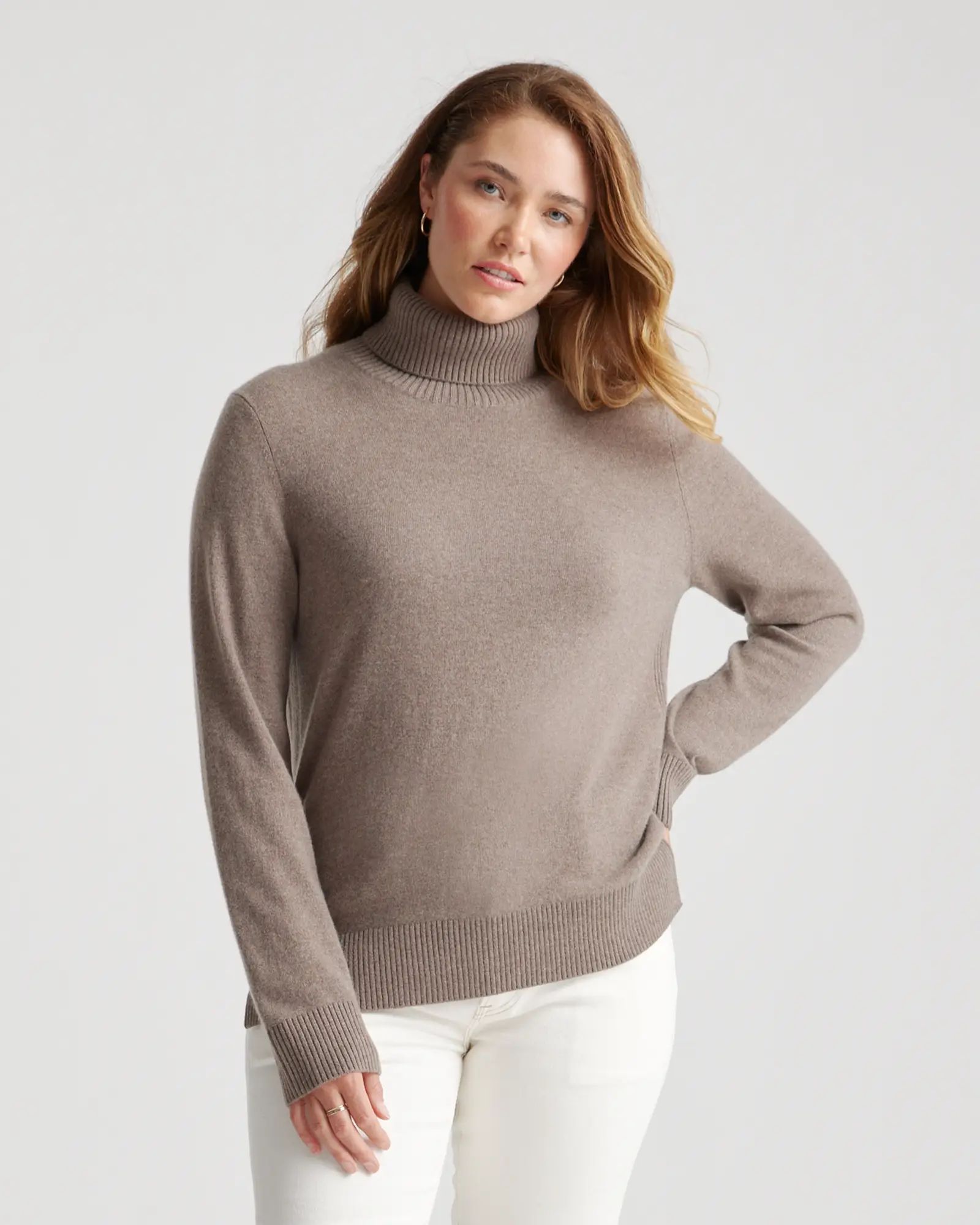 Super Luxe Baby Cashmere Turtleneck Sweater | Quince