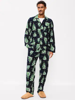 Flannel Pajama Pant Set for Men | Old Navy (US)
