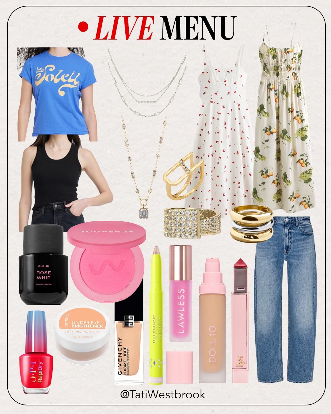 All my Faves from Todays Live!!! 
#OOTD #BeautyFavorites #SpringDresses 