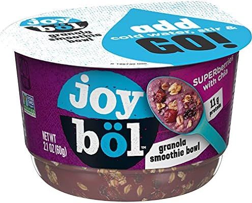 Kellogg's Joyböl Superberries with Chia Granola Smoothie Bowls - Protein Breakfast Made Easy, No... | Amazon (US)