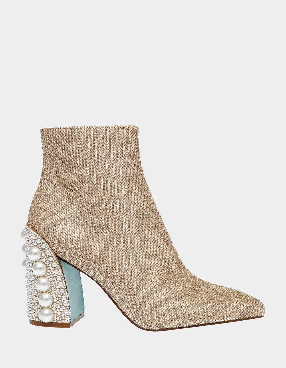 KASEY GOLD Glitter Boots | Glitter Booties | Betsey Johnson