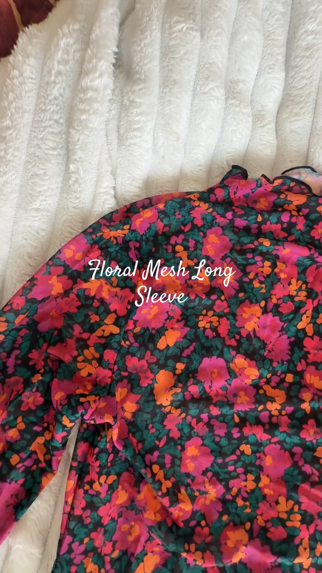 Floral mesh womens top.

#LTKmomlife #LTKootd #LTKMidsize