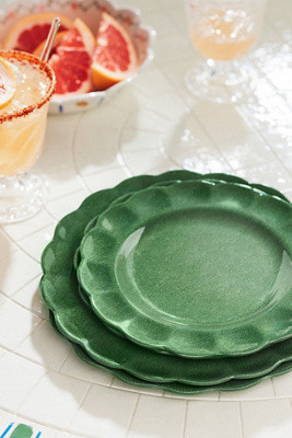 Annette Melamine Dessert Plates, Set of 4 | Anthropologie (US)