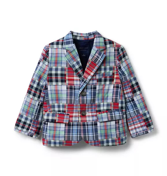 The Madras Patchwork Blazer | Janie and Jack