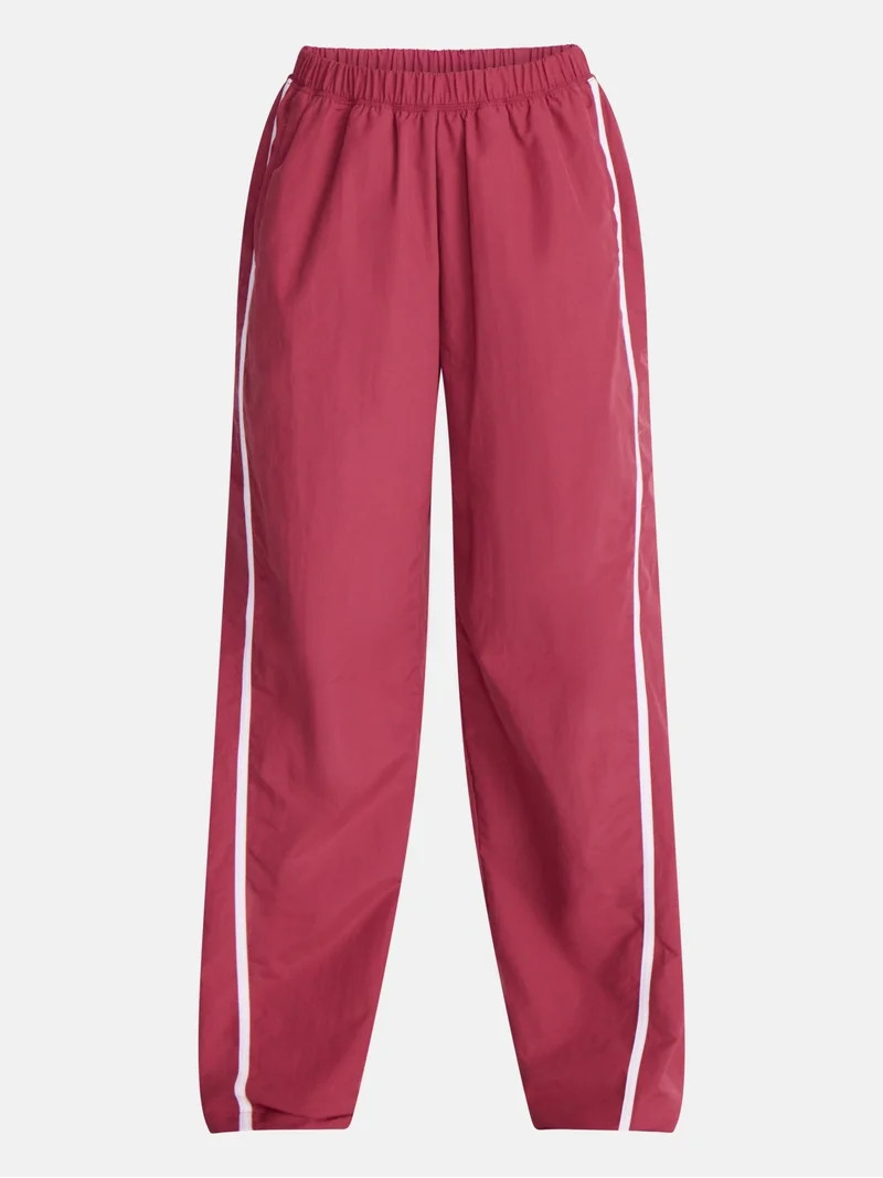 No Boundaries Nylon Track Pants, 29.5'' Inseam, Women's XXS-XXL | Walmart (US)