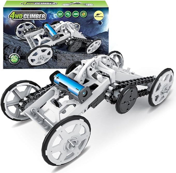 Mochoog STEM Toys for Boys, 4WD Electric Climbing Vehicle - Science Experiment Kit for Kids - Mec... | Amazon (US)