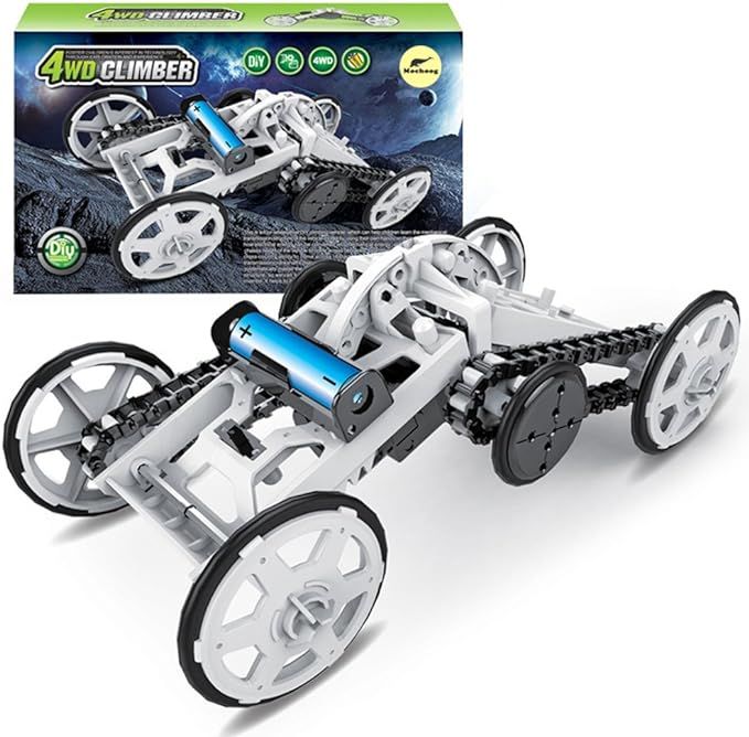 Mochoog STEM Toys for Boys, 4WD Electric Climbing Vehicle - Science Experiment Kit for Kids - Mec... | Amazon (US)