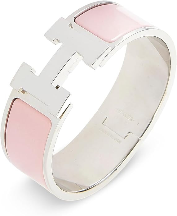 WHAT GOES AROUND COMES AROUND Women's Pre-Loved Hermes Silver Clic Clac Wide Bracelet | Amazon (US)