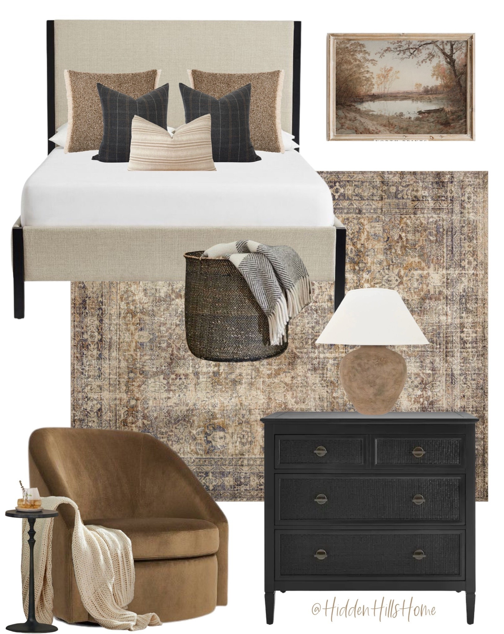 Bedroom decor, modern vintage bedroom mood board, primary bedroom decor, master bedroom, home decor, bedroom design #bedroom

#LTKHome #LTKSaleAlert #LTKSeasonal