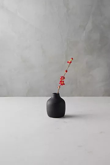 Matte Terracotta Bud Vase, Low | Anthropologie (US)