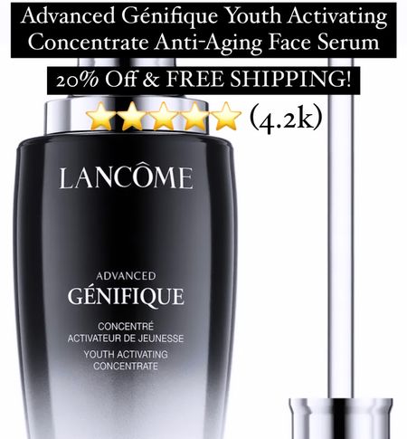 Advanced Génifique Youth Activating Concentrate Anti-Aging Face Serum from Lancôme, 20% off with FREE SHIPPING from Nordstrom!

#Lancome #Genifique #SkinCare #AntiWrinkle #Beauty

#LTKsalealert #LTKGiftGuide #LTKbeauty