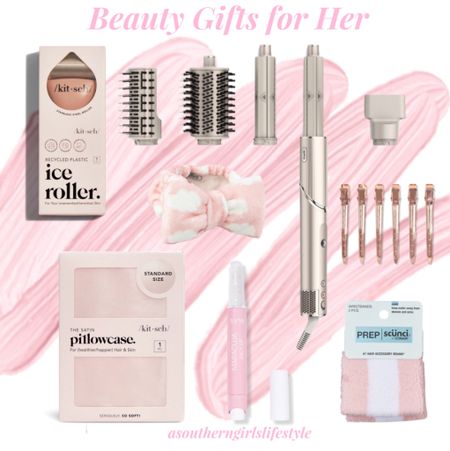 Beauty Gifts for Her 

💗Ice Roller
💗Shark FlexStyle Air Styling & Drying System
💗Spa Headband
💗Blush Satin Pillowcase
💗Tarte Maracuja Juicy Lip Balm
💗Scunci Wristbands 
💗Hair Clips 

Coordinating Wrapping from Target  linked  

Gift Guide. Stocking Stuffers. Ulta Beauty  

#LTKGiftGuide #LTKstyletip #LTKbeauty