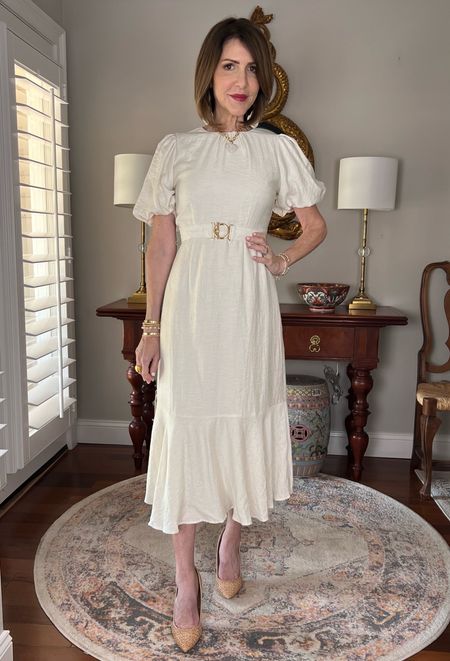 Sharing this gorgeous dress that is perfect for a special occasion this spring and summer. This dress is priced under $45. The quality is amazing. 

MOTF special occasion dress, cream special occasion dress, affordable special occasion dress 

#LTKfindsunder50 #LTKover40 #LTKstyletip