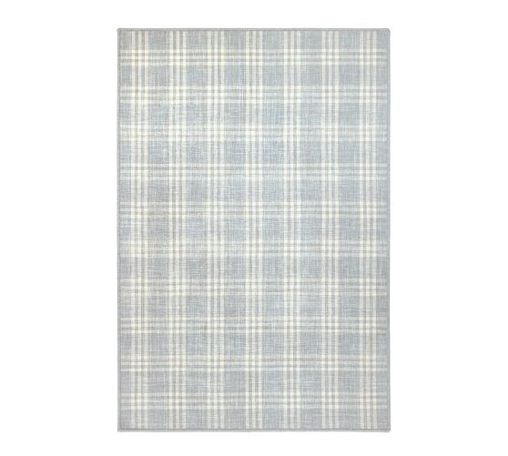 Custom Kiri Plaid Wool Rug | Pottery Barn (US)