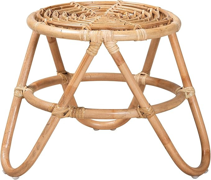 bali & pari Jacinda End Table, One Size, Natural Brown | Amazon (US)