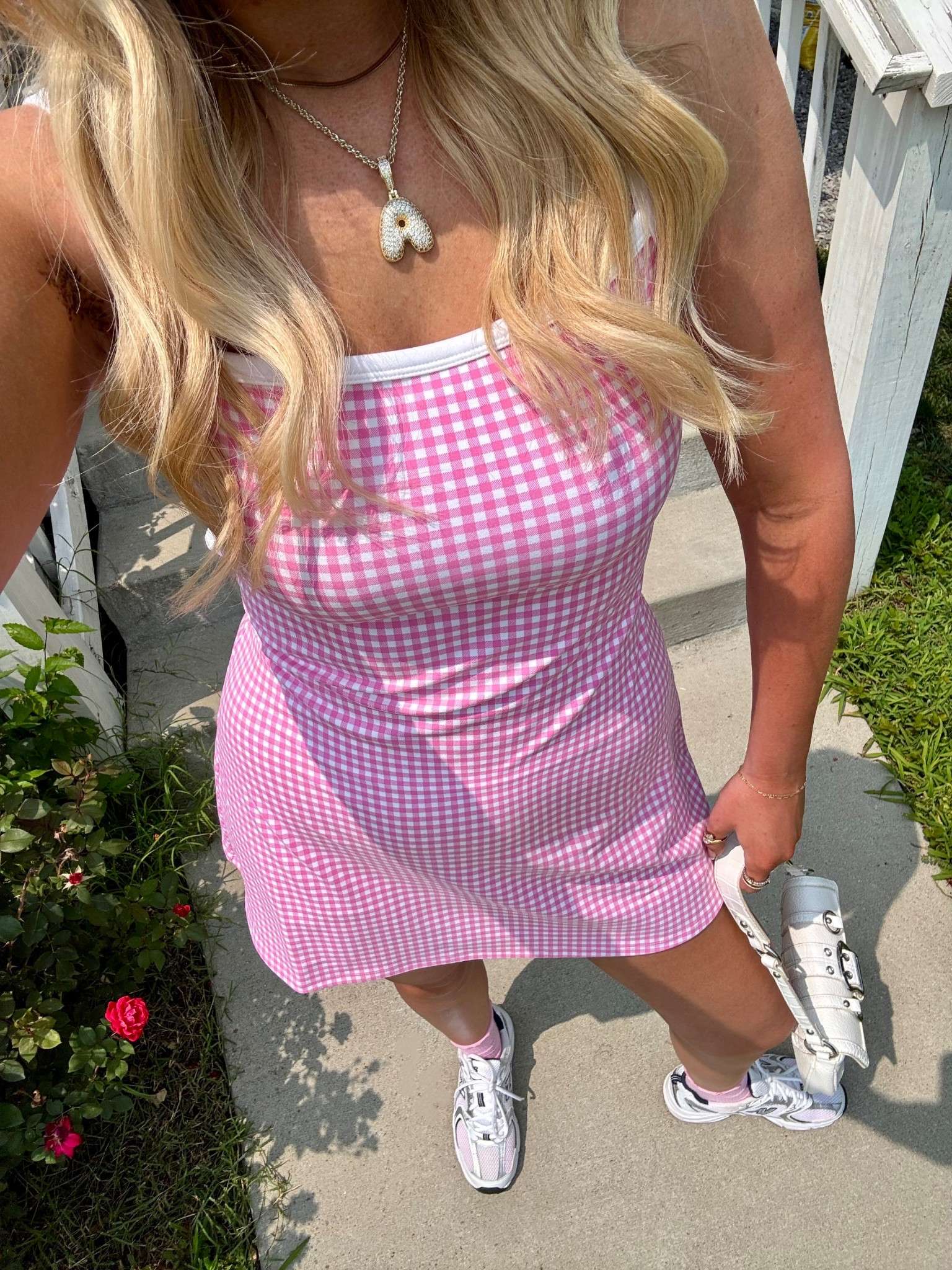 Obsessed with this pink gingham tennis dress 💗

tennis dress, gingham, pink dress, athleisure, summer outfit 

#LTKMidsize #LTKActive #LTKSummerEdit