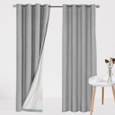 Dexton Linen Blackout Curtain Pair | Wayfair North America