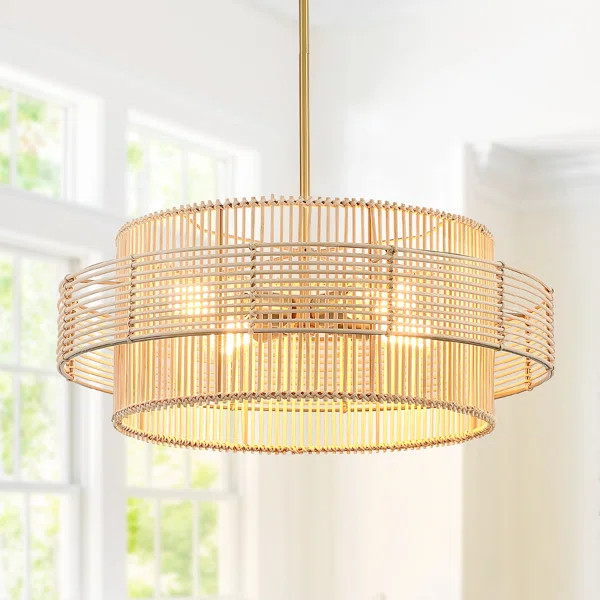 Gimlet 4 - Light Dimmable Drum ChandelierSee More by Bay Isle Home™Rated 2 out of 5 stars.2.01 ... | Wayfair North America