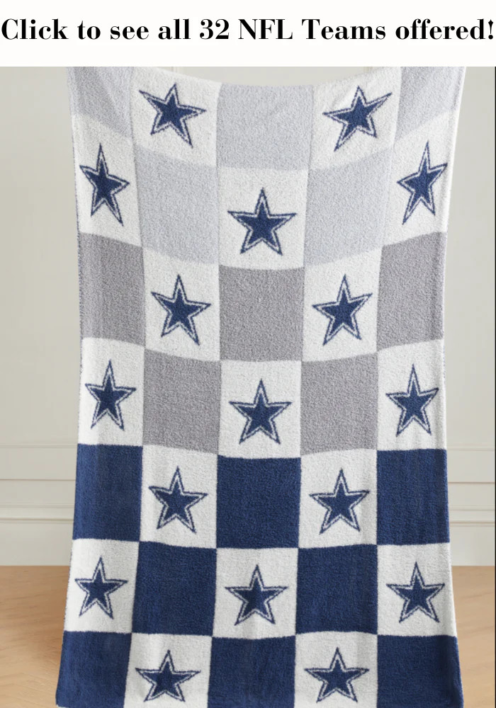 NFL Buttery Blanket- Ombre Check- All 32 Teams Offered! | The Styled Collection