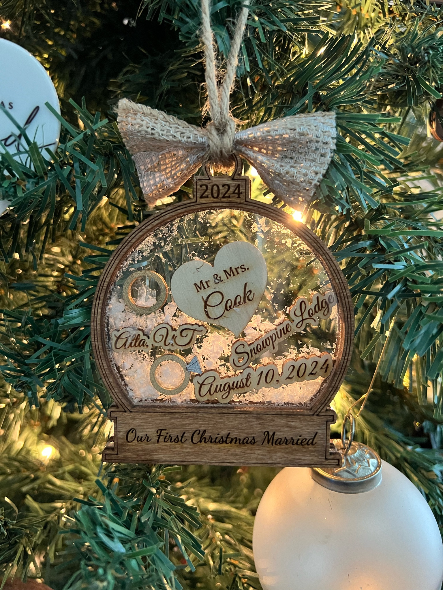 Custom snowglobe ornament 

#LTKGiftGuide #LTKHome #LTKHoliday