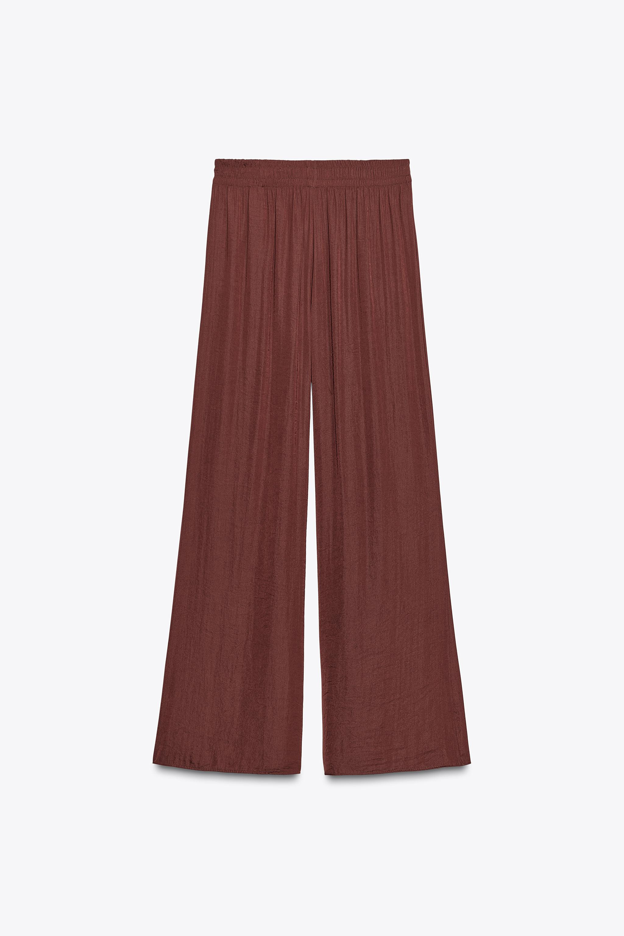 WIDE FLOWING TROUSERS | Zara US