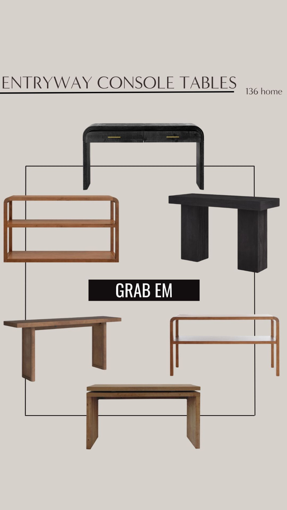 Entryway Console Tables #entryway #interiordesign

#LTKStyleTip #LTKHome #LTKMostLoved