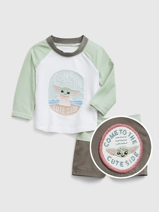 babyGap &#124 Star Wars&#153 100% Recycled Swim Two-Piece | Gap (US)