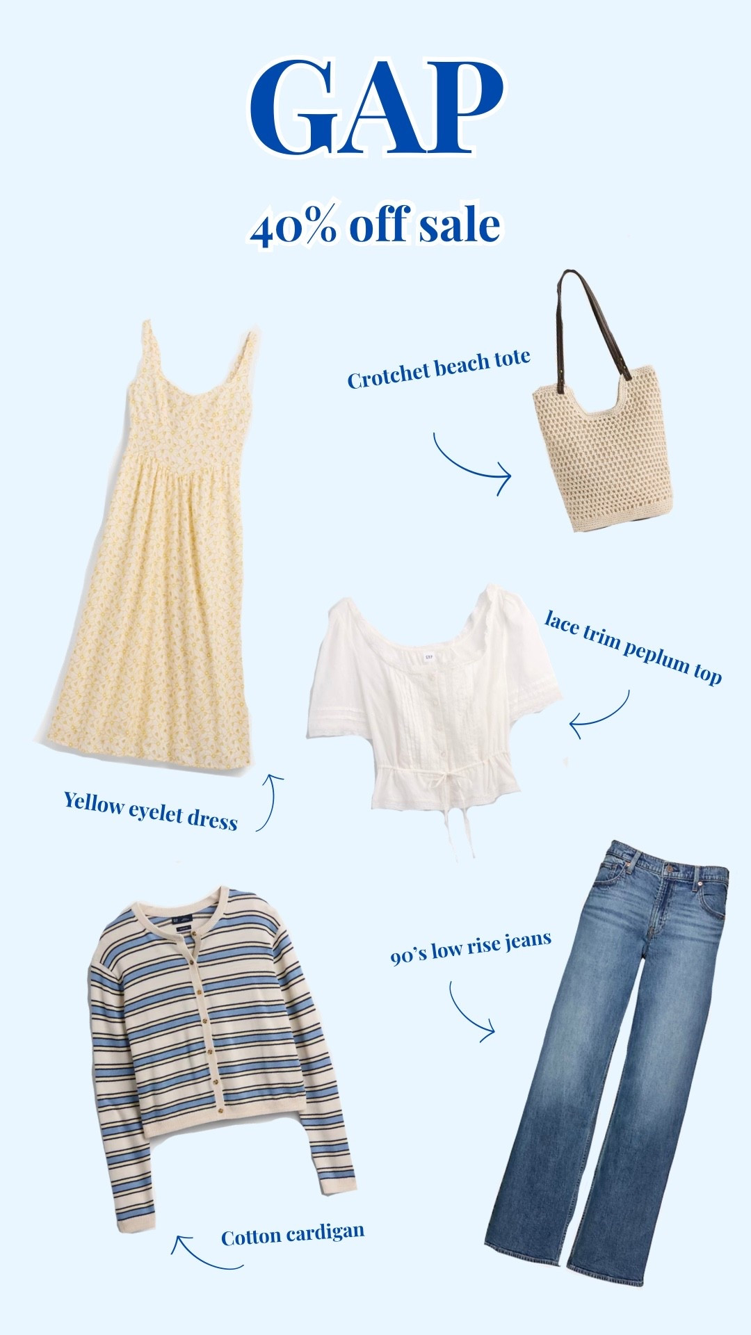 Gap’s friends & family sale favs!!! 🌊🧺

#LTKSaleAlert #LTKSpringSale #LTKootd