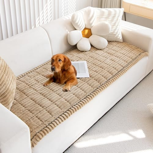 Mivnue Pet Couch Cover, Couch Covers for Dogs, Washable Dog Sofa Covers Couch Protector, Fuzzy Non Slip Couch Slipcover Pet Friendly | Amazon (US)