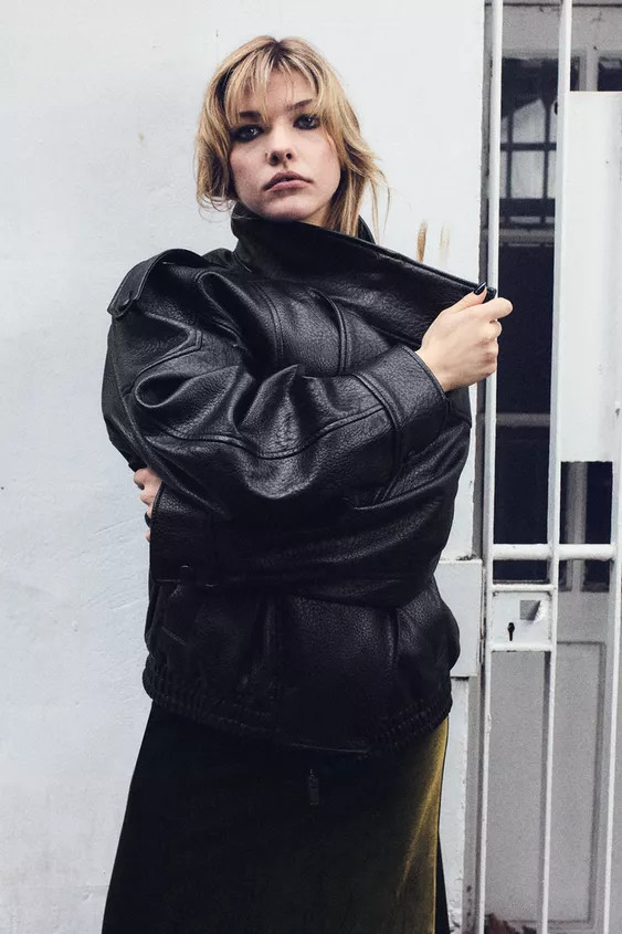 FAUX LEATHER JACKET | Zara US