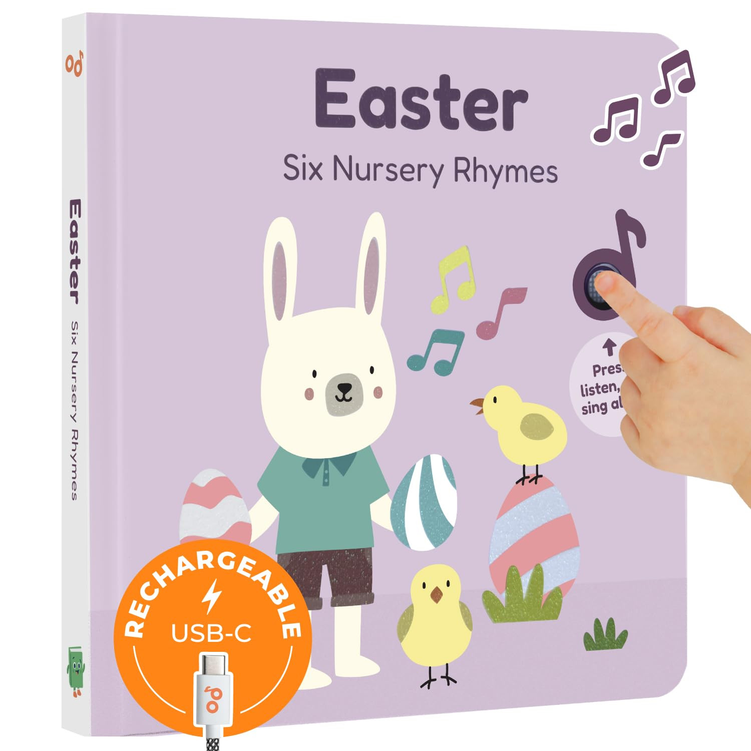Cali's Books Easter Nursery Rhymes Musical Book - Easter Basket Stuffers for Toddlers, Baby Easte... | Amazon (US)