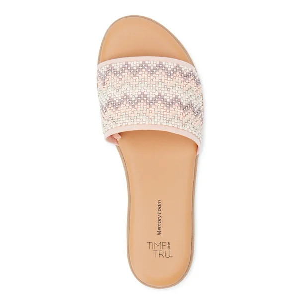 Time and Tru Women's Core Slide Sandal | Walmart (US)