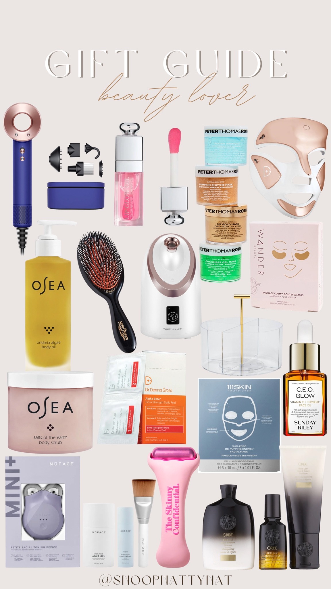 Beauty must haves - Dior lip oil - dyson hair dryer - face mask - facial at home - steamer - make organizer - gifts for teens - gifts for mom - gift guide 

#LTKstyletip #LTKHoliday #LTKbeauty