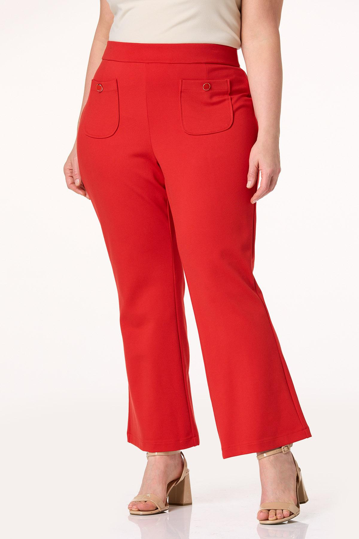 Plus Size Ponte Kick Flare Pants | Cato Fashions