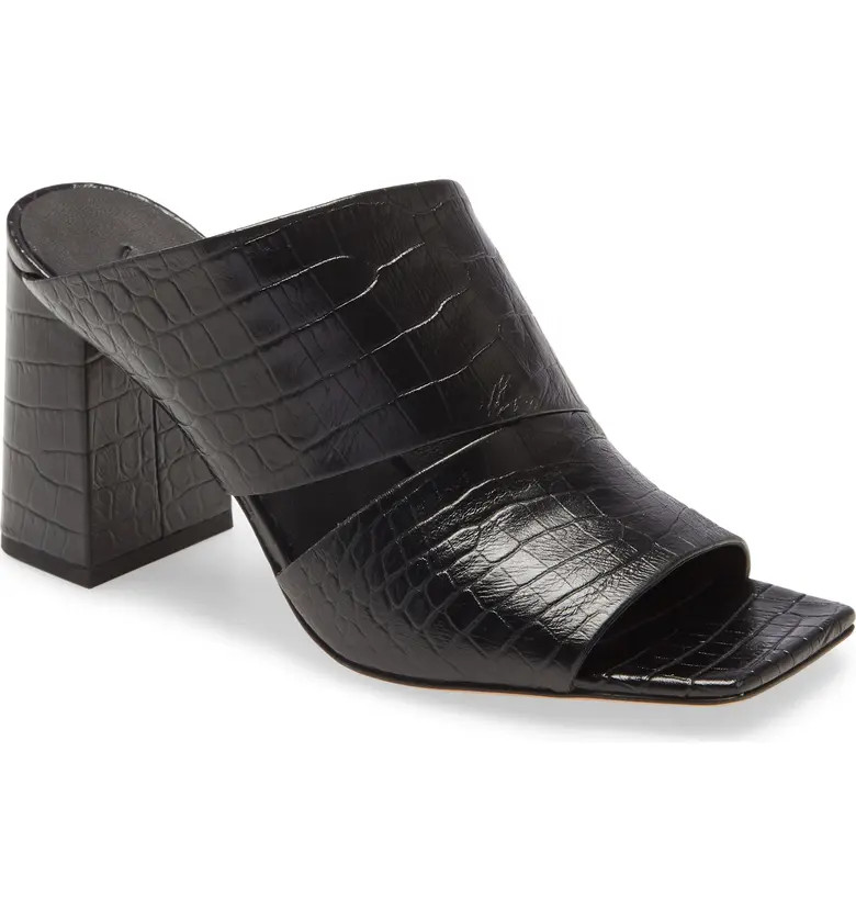 Nelda Square Toe Slide Sandal | Nordstrom