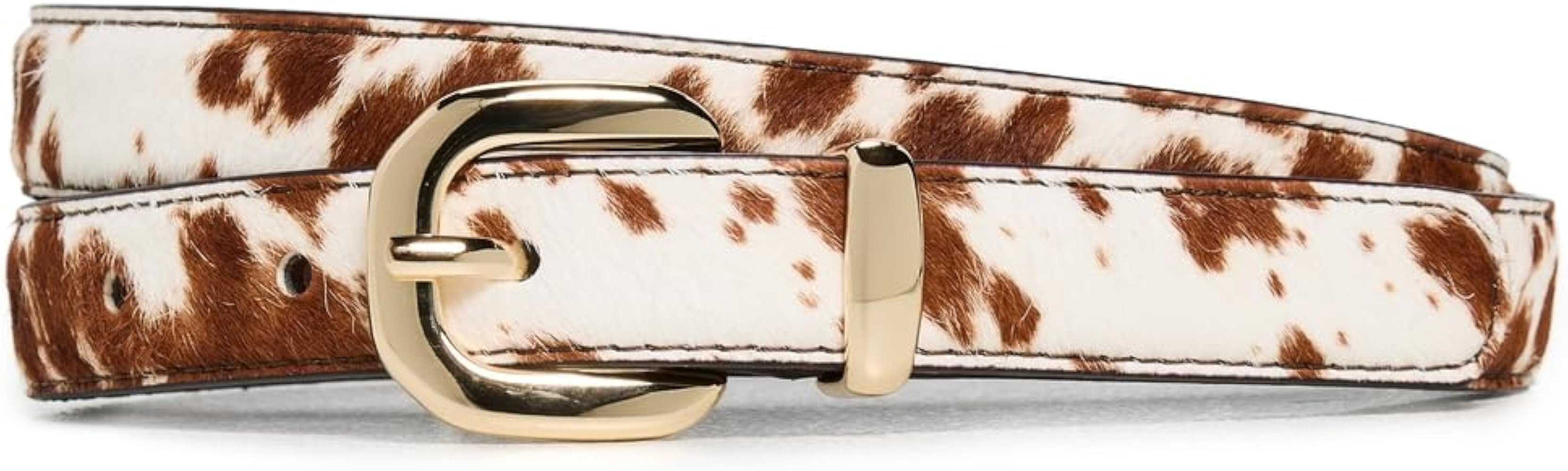 Madewell Women's Skinny Hair Calf Belt | Amazon (US)