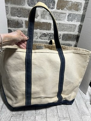 Vintage 1980’s90’s L.L Bean Boat And Tote Bag | eBay UK