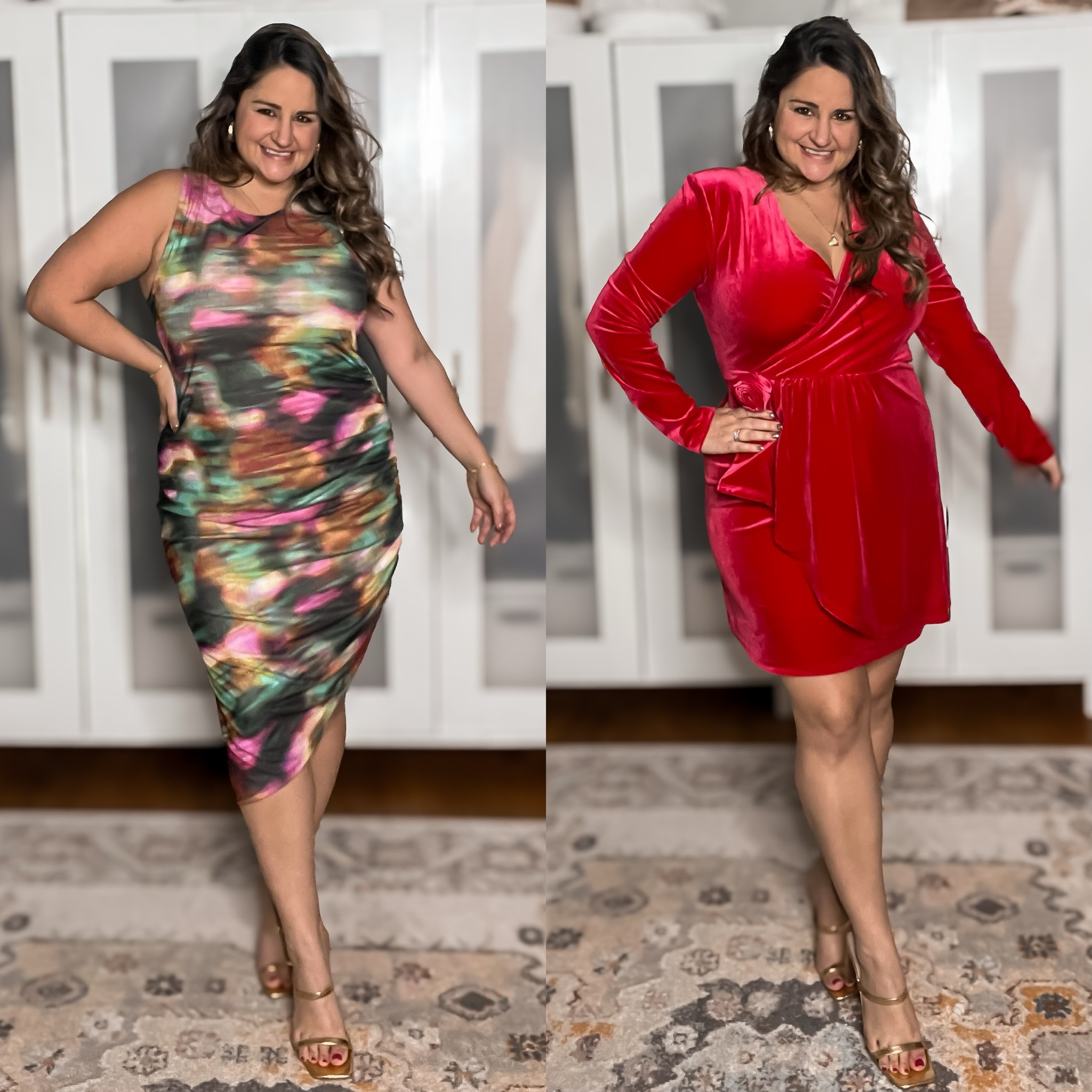 A beautiful red dress perfect to wear as a holiday dress or any occasion dress! And the colorful bodycon is so cool! 

I love a velvet dress and this one is so cute! It gives 80s vibes! 

Wearing an XL

Holiday dress
Christmas dress
Midsize
Curvy
Red dress
Long sleeve dress
Knee length dress
Wrap dress
Office party dress

#LTKparties #LTKmidsize #LTKHoliday