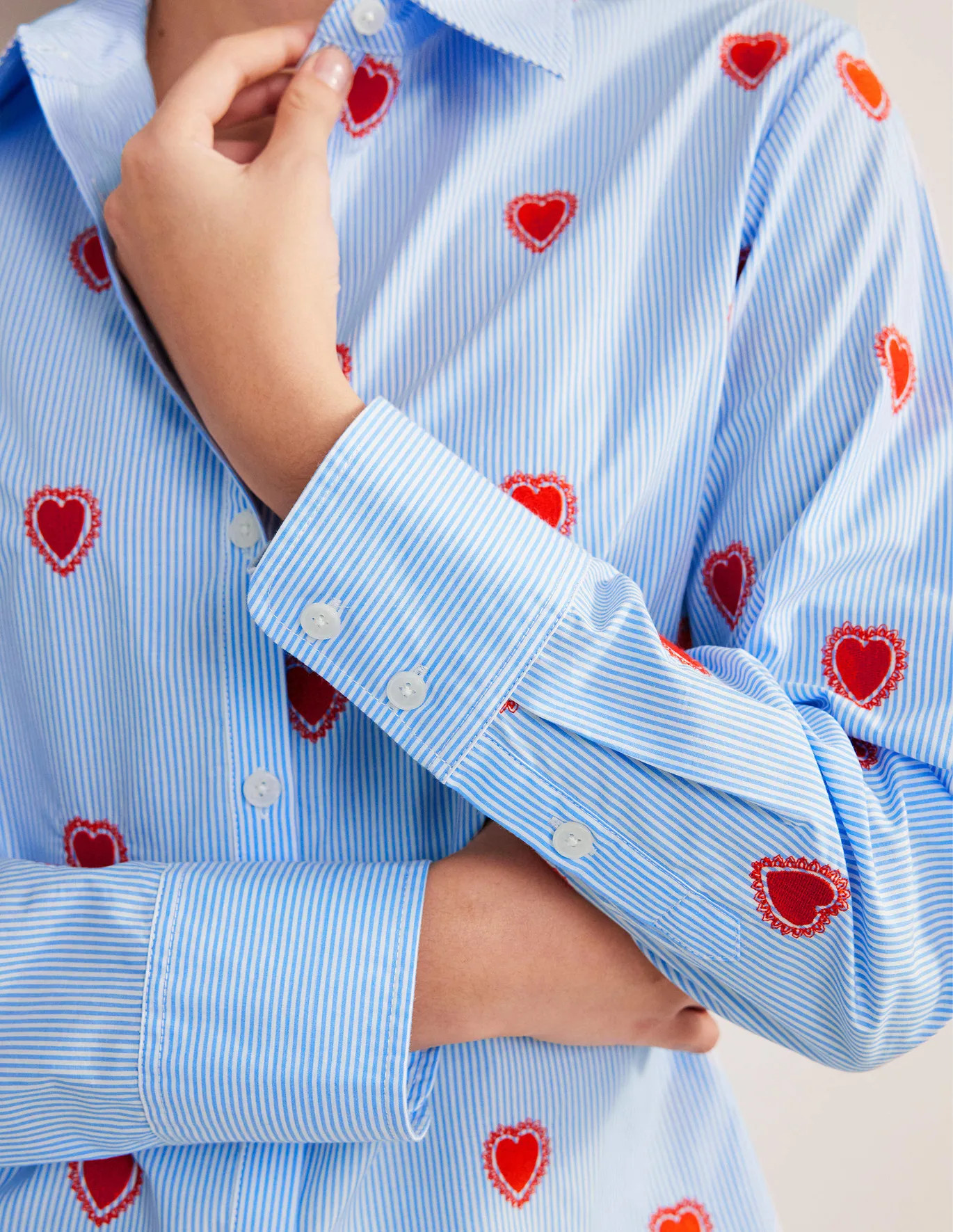 Embroidered Relaxed Shirt | Boden (US)