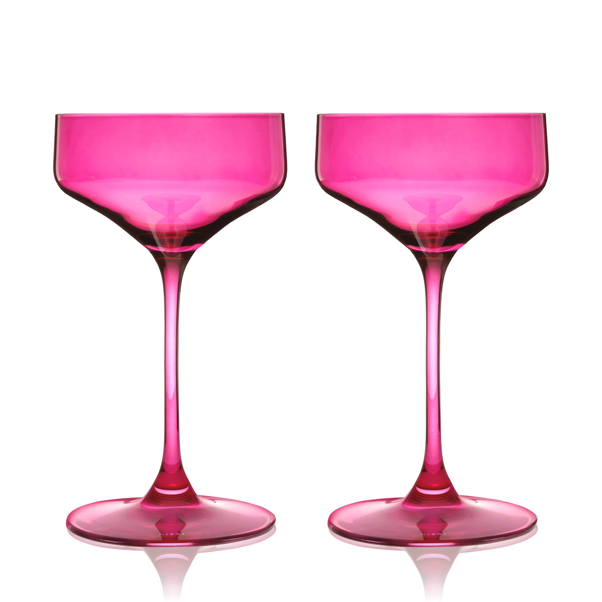 Reserve Nouveau Crystal Coupe Glasses (Set of 2) | Wayfair North America