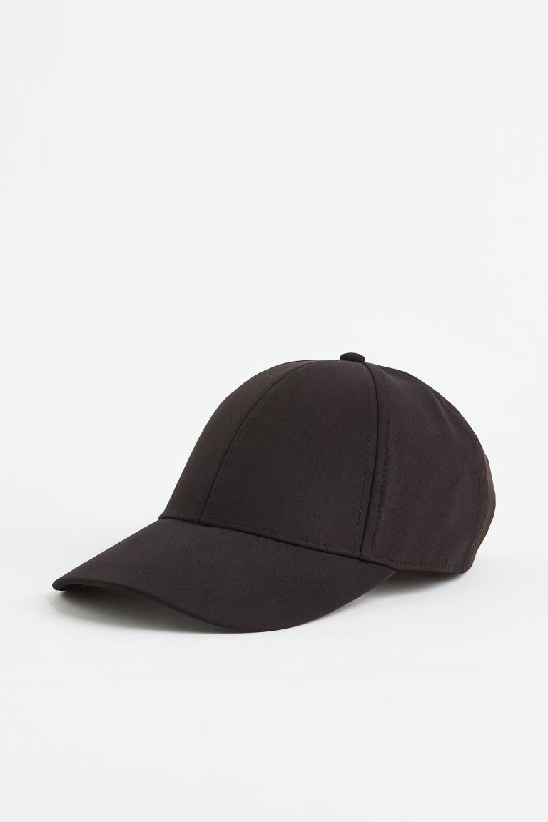 Water-repellent sports cap - Black - Ladies | H&M GB | H&M (UK, MY, IN, SG, PH, TW, HK)