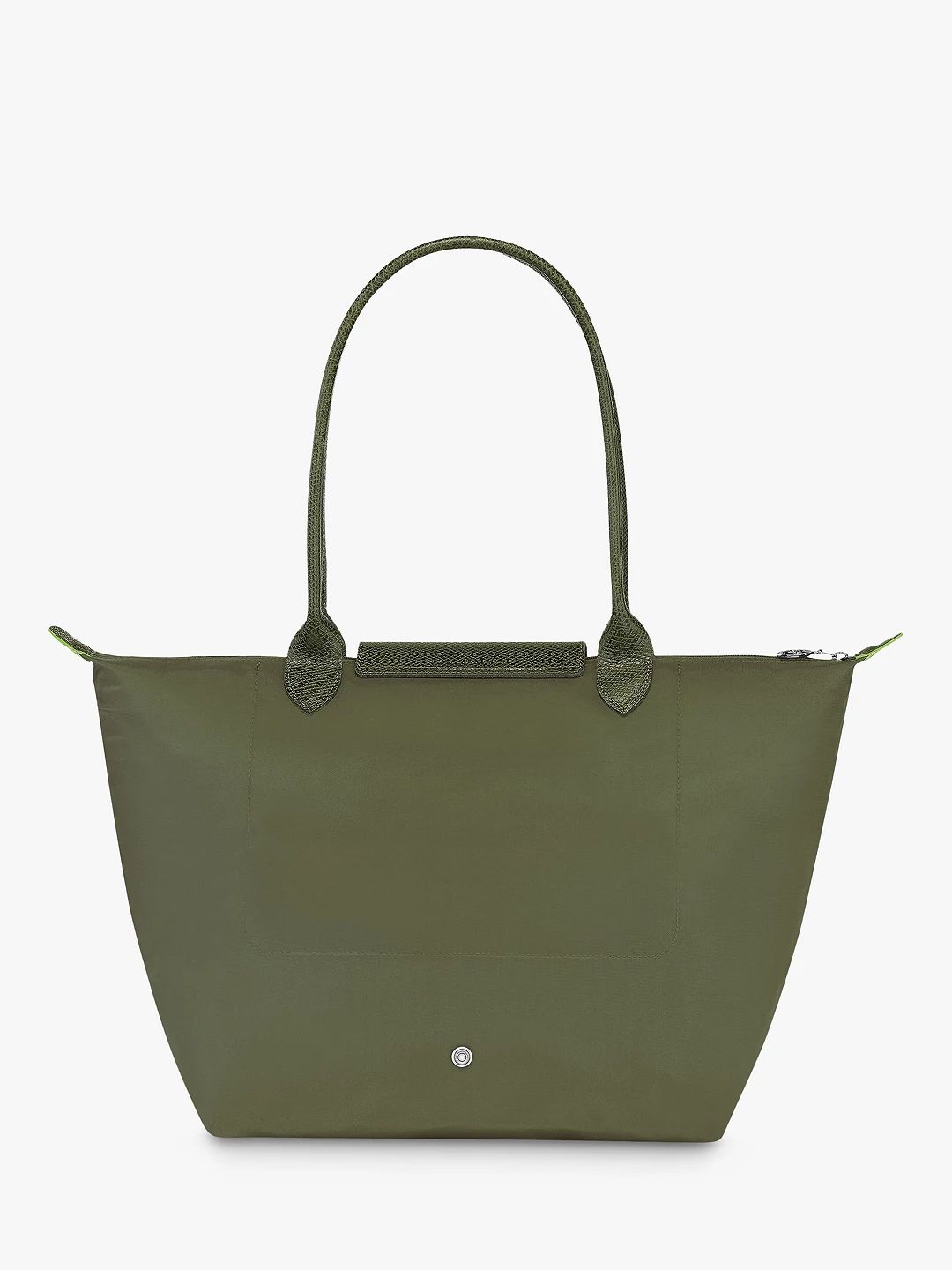 Longchamp Le Pliage Green Recycled Canvas Large Shoulder Bag, Forest | John Lewis (UK)