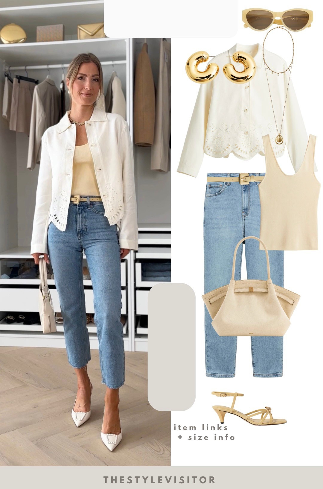 Another casual chic look I love! You can close the blouse and wear a jacket over it for lower temperatures 🫶🏼✨

Jeans: old but linked similar
Blouse: s
Top: xs

#LTKStyleTip #LTKSeasonal