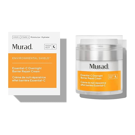 Murad Essential-C Overnight Barrier Repair Cream - Environmental Shield Vitamin C Moisturizer - H... | Amazon (US)