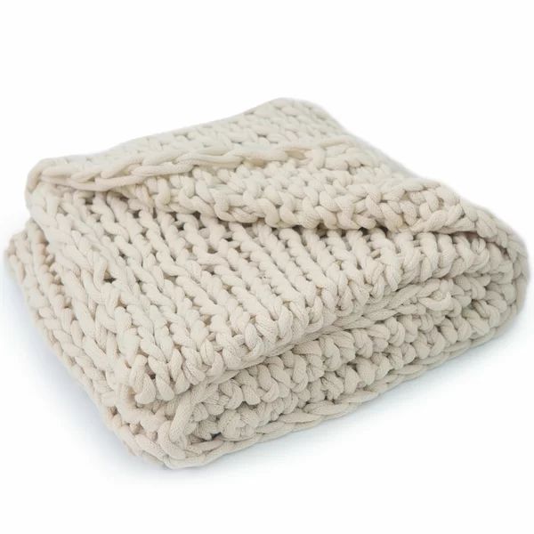 Brister Chunky Knit Throw Blanket | Wayfair North America