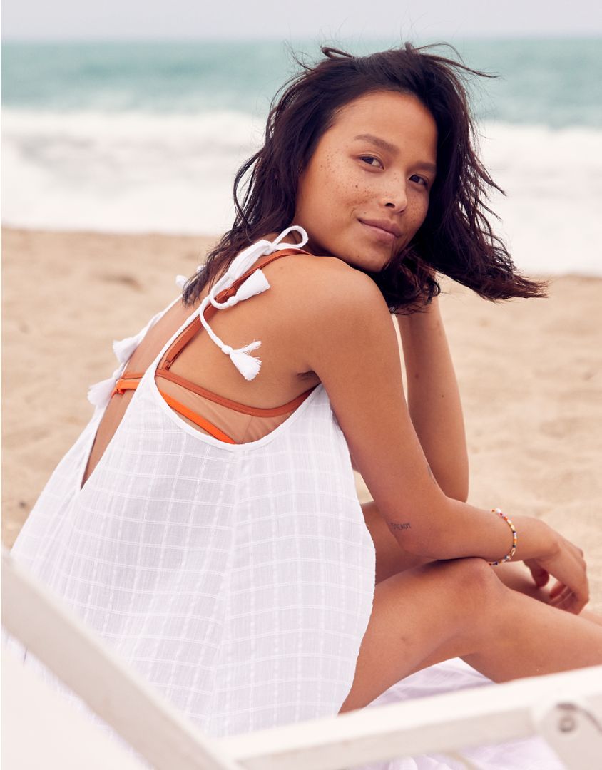 Aerie Gauze Cover Up Romper | American Eagle Outfitters (US & CA)